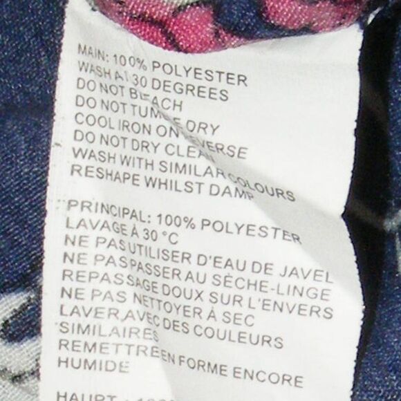 NASTY GAL Romper, 6, Blue Floral, Short, Tie Front, 3/4 Bell sleeve - Picture 15 of 15